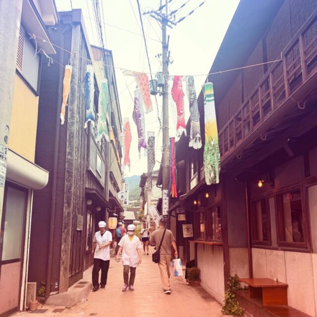 昨年のこどもの日🎏
家族で有馬に行った時のお写真。
有馬の街並みも温泉も大好きで
最近は芸妓さんに気軽に会えるカフェまでできて
毎回寄っちゃうのです🤭
有馬温泉という土地は
気軽に来れる場所ではないから
ちょっとだけ特別なバスツアーで
皆様をお連れできたら素敵だな
と思って考えてみたり…
まとまったらまたお知らせしますね♡